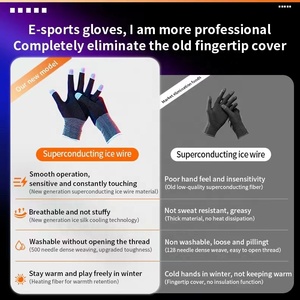 Guantes para juegos, guantes para juegos para free Fire, pantalla táctil, manga para el dedo, juego móvil antisudor, guante para cubrir el dedo para pubg - Product Image 6