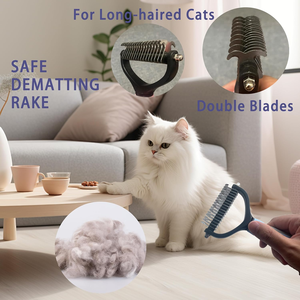 6PCS Blue Dog Slicker Brush <strong>Pet</strong> Hair Comb Bathing Brush Flea Removal Comb Nail Clipper <strong>Pet</strong> Grooming <strong>Tools</strong> Set <strong>for</strong> Dog and Cat - Product Image 4