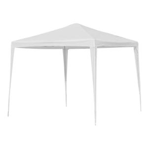 Gazebo Plegable Portátil Blanco Impermeable y Resistente al Viento de 3x3m - Product Image 2