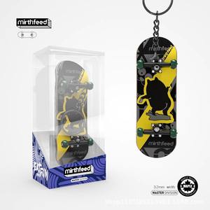 JIESEN Custom 100mm Fingerboard Skateboard Hot Sale OEM ODM Bamboe en Esdoornhout Deck voor Volwassenen - Product Image 3