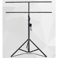 Soporte de Iluminación de Una Sola Capa de 1.5-3m, 60KG, Estructura de Aluminio Resistente para Iluminación de Escenario, Equipo para DJ y Eventos