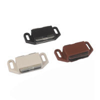 Loquet de porte magnétique moderne en plastique et métal de 51 mm, fixation par vis, installation facile, chambre, cuisine, salon, hôtel