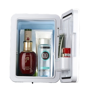 4L đá cẩm thạch màu 12V và 220V hai điện Cooler và ấm hơn cho mỹ phẩm, nhà, xe, cắm trại, Nhà Mini Mỹ phẩm tủ lạnh - Product Image 4