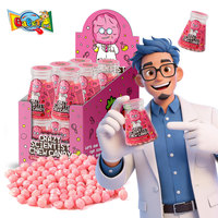 Caramelos Masticables Pequeños Tipo Millions, Proveedor Directo de Fábrica OEM, Sabor Personalizado, Marca Privada, Frasco de 80g Tipo Vaso de Científico, Venta al por Mayor a Granel