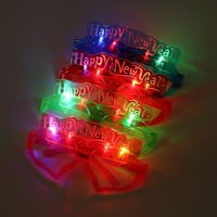 Lunettes LED d'Halloween, accessoires de fête, quatre lumières, haute satisfaction client, fonctionnement simple, effet lumineux cool