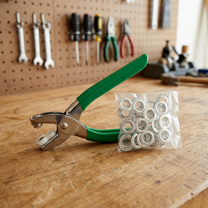DK-959 Grommet <b>Pliers</b> Kit With 20pcs Grommet | <b>Eyelet</b> <b>Plier</b> Tools - Product Image 3