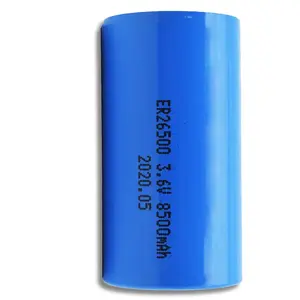 工厂价格高品质原电池ER26500 C尺寸3.6v 8500毫安时水表锂电池