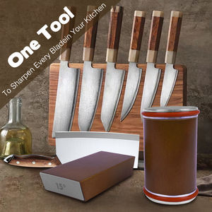 Yun Usine Meilleure Vente Rouleau En Acier Magnétique Pierre À Aiguiser Couteau Ensemble <span class=keywords><strong>Diamant</strong></span> En Céramique Roulant Couteau Aiguiseur pour Cuisine - Product Image 4