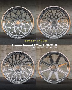 Jantes forgées en alliage d'aluminium FANXI 22x12 24x14 24x16 5/6/8 trous avec capuchons flottants 8x6.5 8x180 5x5.5 pour Dodge Ram 1500/2500/3500 - Product Image 3