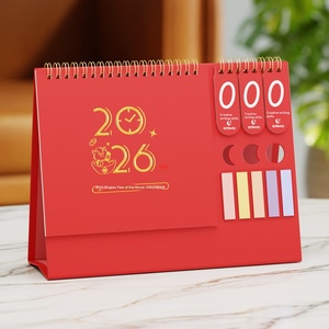 Calendrier <span class=keywords><strong>de</strong></span> bureau en papier BG, impression numérique, taille personnalisée, haute fidélité des couleurs, décoration créative, planification mensuelle - Product Image 4
