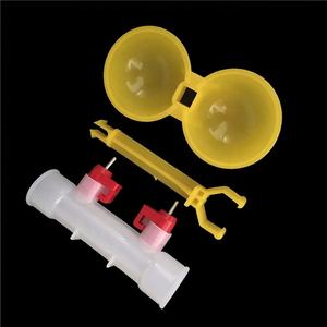 Alimentador automático de pollo, Equipo de cultivo de aves de corral, <span class=keywords><strong>bebedero</strong></span> de <span class=keywords><strong>doble</strong></span> pezón, taza de agua colgante - Product Image 5