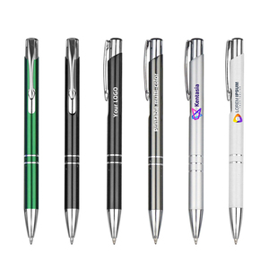 Wholesale Retail TY Metal Ballpoint Promotional <strong>Pens</strong> Customized Logos UV Printing <strong>Multiple</strong> <strong>Colors</strong> 13.8cm Daily Signature Use - Product Image 2