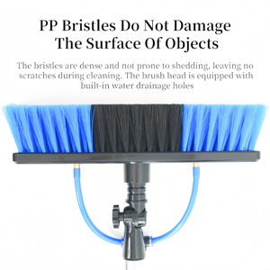 Pannello solare multifunzionale molto funzionale e spazzola per la pulizia dell'asta telescopica in alluminio - Product Image 5