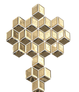 L 1000 x H 1300 x D 120 mm