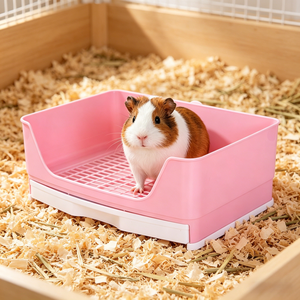 Grande <span class=keywords><strong>litière</strong></span> pour <span class=keywords><strong>lapin</strong></span> avec tiroir, toilette pour <span class=keywords><strong>lapin</strong></span>, <span class=keywords><strong>bac</strong></span> à <span class=keywords><strong>litière</strong></span> pour l'apprentissage de la propreté des lapins, pour petits animaux de compagnie, cochon d'Inde, chinchilla - Product Image 4