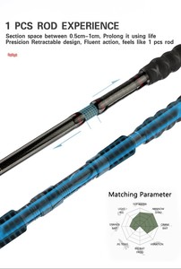 <span class=keywords><strong>Canne</strong></span> à pêche spinning haute performance en carbone pour jigging lent, 3 brins, pour la pêche en mer et la pêche au lancer en eau salée, vente en gros - Product Image 5