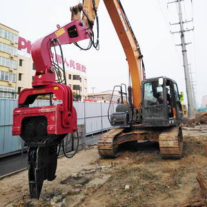 מיני חופר הידראולי נהג ערימה סולארי עם מכונת רכבת מעקה ומנוע ליבה פוטו - Product Image 5