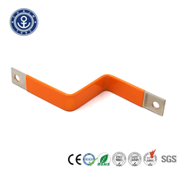 Connecteur de barre omnibus en cuivre flexible de haute qualité, feuille de cuivre laminée pour équipement électrique