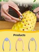 Roestvrijstalen ananas- en aardbeienontpitter, aardappel- en wortelontpitter, keukenhulp voor fruit en groenten