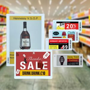 E-ink Monitor 5,8 "4 colores E-tag E-ink Epaper E Ink pantalla Pantalla Sistema ESL Etiqueta de precio electrónica para supermercado inteligente - Product Image 1