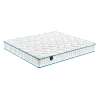 Matelas orthopédique à ressorts ensachés, matelassé, en polyester respirant, taille King Queen, pour hôtel, OEM
