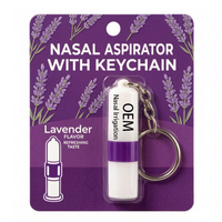 Dilatateur Nasal Spécial Contre la Somnolence au Volant, Dispositif Anti-Somnolence, Inhalateur Nasal Menthe Personnalisable