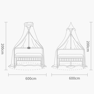Cama de bebé mosquitera cama de bebé colgante con cuna mosquitera cama de bebé recién nacido mosquitera - Product Image 6