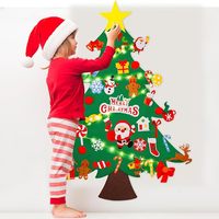 Vente en gros d'usine de cadeaux en feutre confortables et doux pour bricolage ornement simple qui abrite la tresse pour la décoration intérieure
