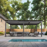 Kit pergola bioclimatique de pergola d'ombre en aluminium imperméable extérieure de Youya