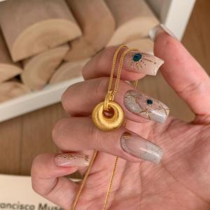 สร้อยคอจี้รูปกุญแจไอริสสไตล์เรโทร ทำจากเงินแท้ S925 ดีไซน์เฉพาะตัว หรูหราเบาๆ พร้อมสายคล้องคอ - Product Image 3
