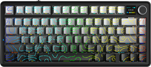 AULA F75 MAX kablolu Bluetooth 2.4G LCD ekran ile üç mod RGB oyun klavyesi - Product Image 4