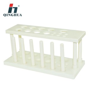 Soporte para tubos de ensayo de 9 orificios Qinghua J02306, soporte multifuncional de plástico para tubos de ensayo para laboratorios de química de escuelas secundarias, enseñanza - Product Image 4