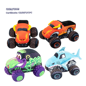 Peluche personalizado de coche de peluche, supersuave, poliéster, microfibra, Monster Jam, peluche de <span class=keywords><strong>El</strong></span> <span class=keywords><strong>Toro</strong></span> Loco, almohada para amigos - Product Image 6