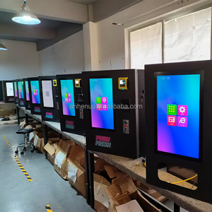 Mini distributeur automatique combiné de table/bureau avec écran tactile, acceptant cartes de crédit et pièces, pour snacks et boissons, gestion cloud - Product Image 4