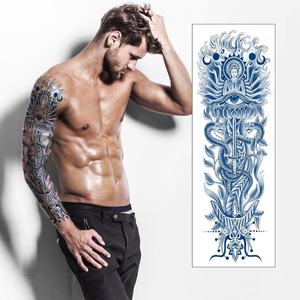 <span class=keywords><strong>Tatuajes</strong></span> Temporales Semipermanentes a Prueba de Agua <span class=keywords><strong>con</strong></span> Diseños de Tigre, León, Lobo, Calavera, Cruz y Jefe Indígena - Product Image 3