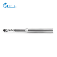 BFL çin katı karbür CNC parmak freze 1 tek flüt freze uçları 8x62mm tek flüt kesme aletleri