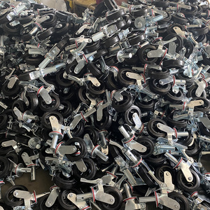 WBD PP 6 Inch Heavy Duty Ruedas Para Andamios Threaded Stem Điều Chỉnh Giàn Giáo <span class=keywords><strong>Caster</strong></span> Bánh Xe Cho Giàn Giáo - Product Image 5