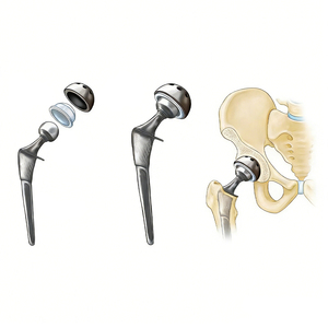 Revestimientos de Titanio Ti-6Al-4V ELI Desplazados y Lateralizados para Biomecánica de Cadera - Product Image 6