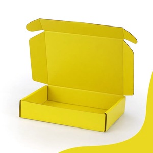 Cajas de ropa corrugadas blancas con solapas autosellantes Embalaje de ropa Premium - Product Image 1