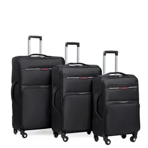 MARKSMAN-Conjuntos de equipaje de diseñador para hombre y mujer, Maleta ligera y lateral suave, bolso duradero con giratorio