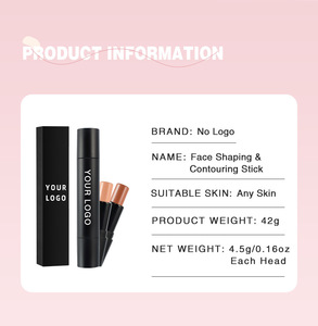 Logo privé <span class=keywords><strong>meilleur</strong></span> maquillage bio végétalien et sans cruauté au visage Contour correcteur et surligneur bâton - Product Image 4