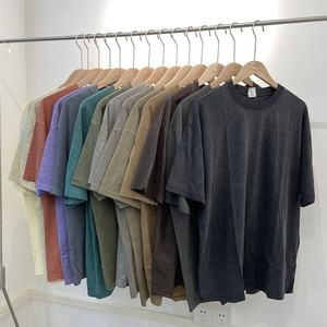 เสื้อยืดวินเทจเนื้อนุ่มแบบไม่ฟอกสี ทรงโอเวอร์ไซส์ ไหล่ตก สำหรับทุกเพศ ขายส่ง รับสกรีนลายตามสั่ง เหมาะสำหรับนักเรียน ชั้นเรียน ทีม - Product Image 1