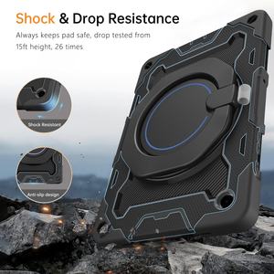 Pour Samsung Galaxy Tab A9 8,7 pouces 2023 SM-X110 SM-X115 Étui robuste en silicone et en polycarbonate rigide pour tablette Samsung A9 A9 Plus - Product Image 2