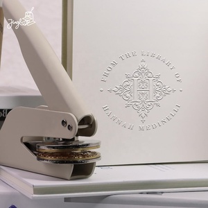Sellos Personalizados para Libros, Sellos con Logotipo para Invitaciones de Boda, Sello de Relieve <span class=keywords><strong>Personalizado</strong></span>, Impresión Dorada, Sellos Manuales DIY - Product Image 3