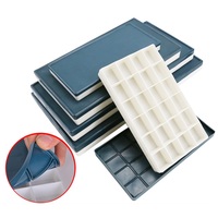 Palette de rangement vide pour peinture aquarelle, 12 pots, acier inoxydable, pour aquarelle, peinture, fourniture d'usine