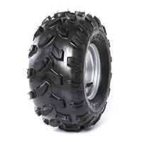 Pneu et jante 8 pouces 21x7.00-8 21x7-8 à 4 trous pour ATV, tondeuse à gazon, UTV, kart, buggy
