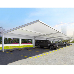 Pvdf màng cấu trúc carport không thấm nước UV kháng dân cư thương mại bãi đậu xe Nhà máy cung cấp trực tiếp tùy chỉnh kích thước - Product Image 4