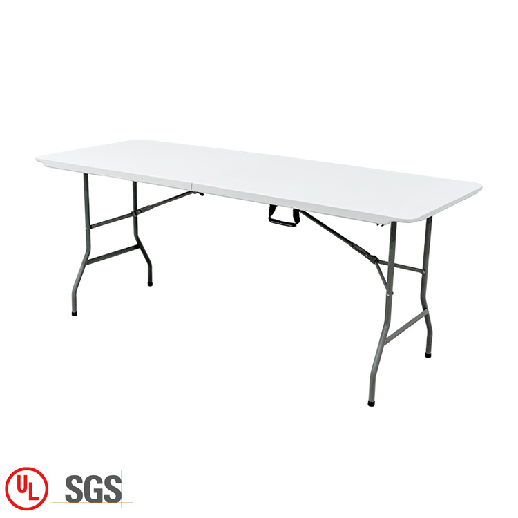 ZL-Z180-4 / Waterproof white portable plastic folding table picnic table and benches