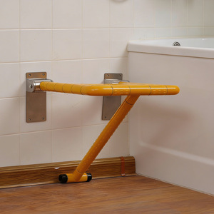 Tabouret pliant de salle de bain Huifukang, 10 pouces, en plastique jaune antidérapant, siège de douche sécurisé pour personnes âgées - Product Image 1