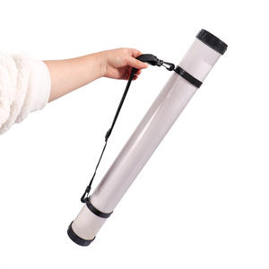 FOSKA Tubo de Almacenamiento de Plástico Resistente para Documentos, Pósteres y Arte, con Tapas, para Estudiantes de Arte, Pintura y Arquitectura - Product Image 4